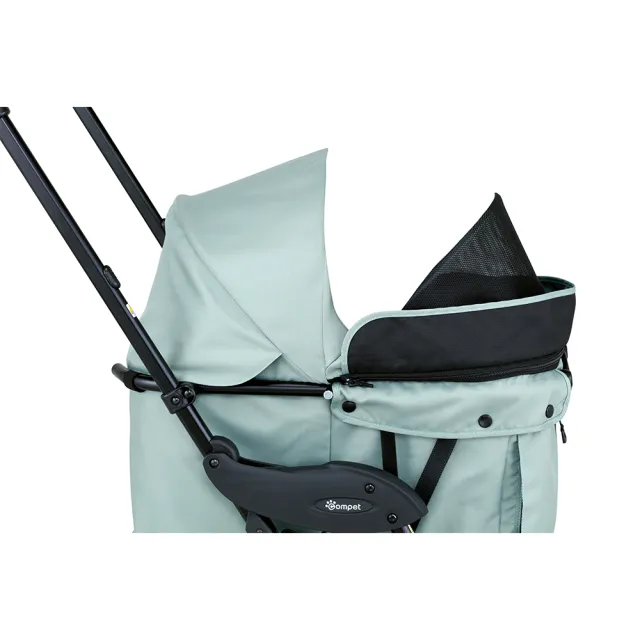 【Compet】milimili lite α 日本精品寵物手推車(超輕量3.9kg/單手秒收/可拆洗/可承重12kg/小型犬貓適用)
