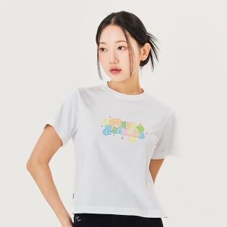 【Mark Gonzales官方旗艦】女裝春日 MG LOGO 短版T恤-白色