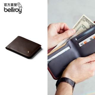 【Bellroy 官方直營】Hide & Seek LO 真皮橫式鈔票錢包 高8.5公分 - RFID防盜(咖啡棕)