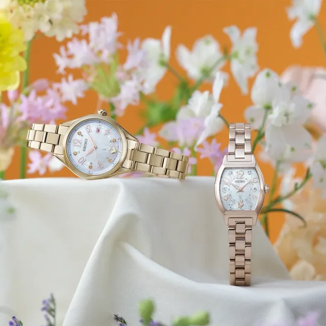 【SEIKO 精工】LUKIA 30周年限量 酒桶型女錶 手錶 金(SSWA014J/4N30-00X0K)