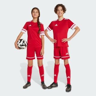 【adidas 愛迪達】SQUADRA 25 運動短褲 吸濕排汗 童裝 JN5456