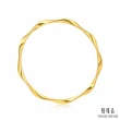 【點睛品】莫比烏斯環 黃金手環/手鐲_計價黃金(07)