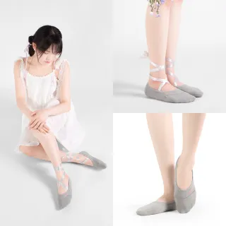 【PULO】6雙組 浪漫蝴蝶結芭蕾風隱形襪(女襪/隱形襪/低口襪/船襪/止滑/淺口襪膠)