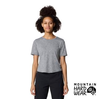 【Mountain Hardwear】Sunblocker Short Sleeve W 防曬短版短袖排汗衣 女款 深風暴灰 #2067781