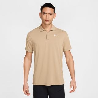 【NIKE 耐吉】短袖上衣 男 網球 POLO衫 M NKCT DF POLO SOLID 卡其 DH0857-297