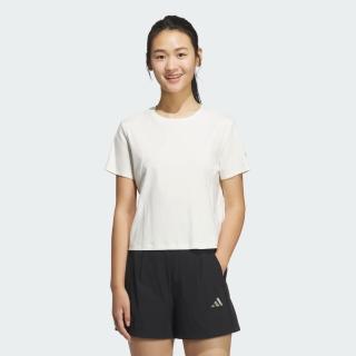 【adidas 愛迪達】短袖上衣 女 訓練 慢跑 亞規 MT SS TEE 白 JM8819