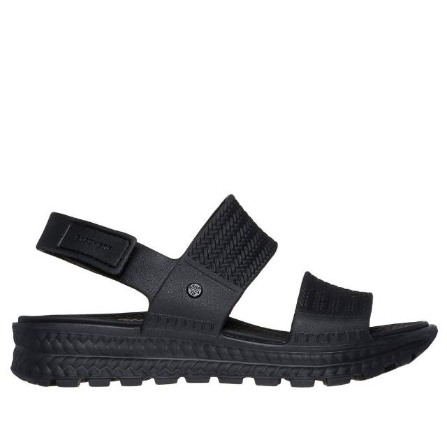 【SKECHERS】Arch Fit Footsteps 女 運動休閒涼鞋 緩震 支撐 舒適 黑(111461BBK)
