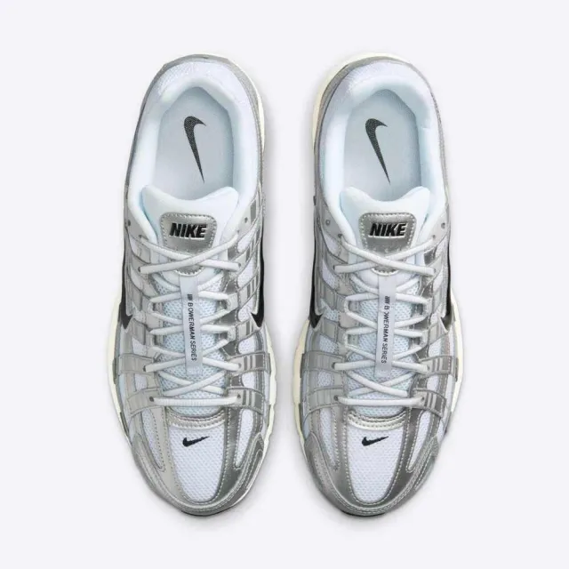【NIKE 耐吉】P-6000 男 運動休閒鞋 復古鞋 Y2K 緩震 舒適 奶油底 白銀(CD6404-105)