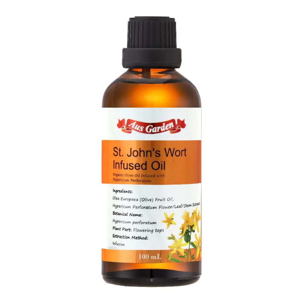 【Ausgarden 澳維花園】聖約翰草浸泡油 100ml(芳療養護級 感受藥草給予的幫助)