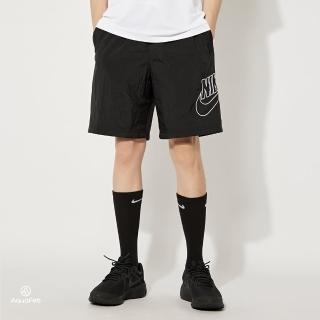 【NIKE 耐吉】短褲 運動 休閒 男款 AS M NSW SPE WVN SHORT ALUMNI 黑色(DB3811010)