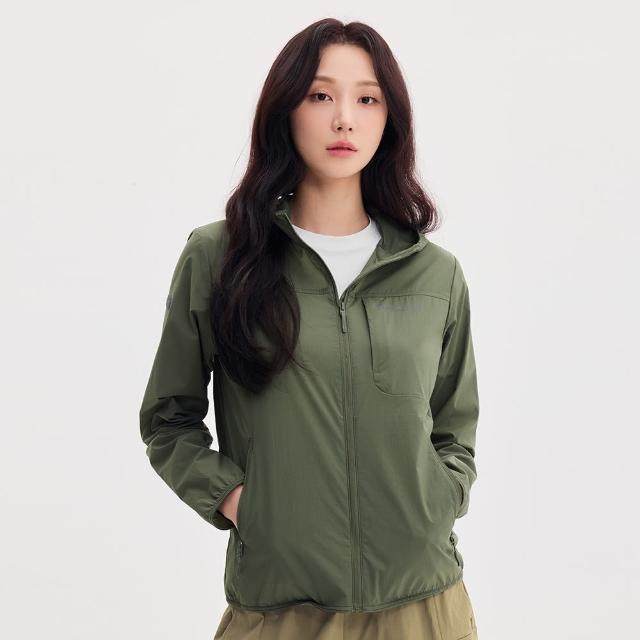 【Discovery Expedition】Freshvent 女版防風連帽外套 機能外套(DWWJ74053-LKS)