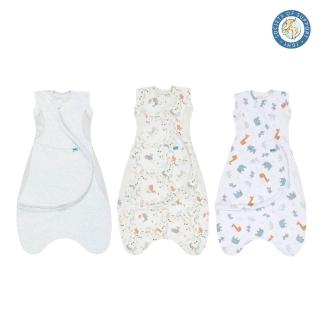 【Purflo】嬰幼兒舒眠防踢睡袋0-12M-多色可選(專為3個月以上寶寶設計的包巾)