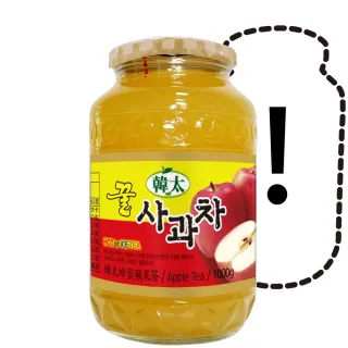 【韓太】蜂蜜風味蘋果茶1KG x2罐任選(本島免運費)