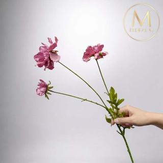 【Floral M】夏日森系小雛菊戴安娜粉仿真花花材（1入組）(人造花/塑膠花/假花/裝飾花)