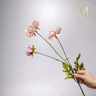 【Floral M】夏日森系小雛菊優雅粉仿真花花材（1入組）(人造花/塑膠花/假花/裝飾花)