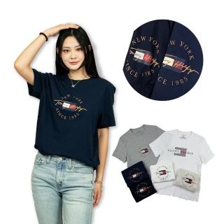 【Tommy Hilfiger】美國經典款 Tommy Hilfiger 短T 大尺碼 短袖 T恤 男生上衣 湯米(4325)