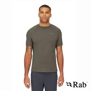 【RAB】Sonic Tee 短袖透氣排汗衣 男款 淺卡其 #QBL01