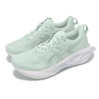 【asics 亞瑟士】慢跑鞋 Novablast 5 男鞋 綠 灰 輕量 彈力 厚底 路跑 運動鞋 亞瑟士(1011B974300)