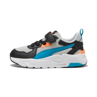 【PUMA】休閒鞋 運動鞋 中大童 Trinity Lite AC+ PS 灰黑色(39148015)