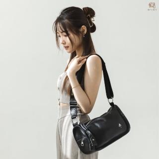 【MYMY】真皮 個性時尚 牛皮法棍包(牛皮/女包/肩揹包/斜揹包/側揹包)