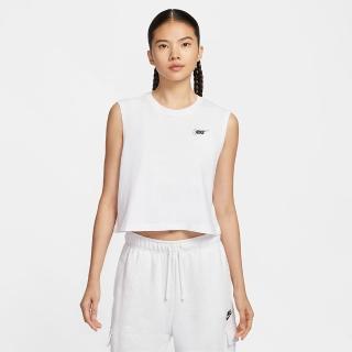 【NIKE 耐吉】背心 女 短版 寬鬆版型 AS W NSW CLUB CRP SL TEE HBR 白 HF9532-100