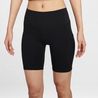 【NIKE 耐吉】緊身短褲 女 運動褲 單車短褲 AS W NK DF ONE HR 8IN PKT SHOR 黑 FZ6759-010