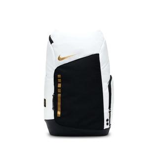 【NIKE 耐吉】Nike Hoops Elite 揹包 白黑金 大容量 雙肩包 DX9786-100