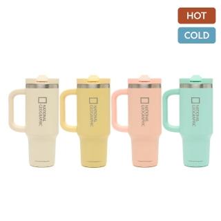 【國家地理服飾官方旗艦】NATURE 手把保溫杯 900ml(多色可選/可保冷保溫)