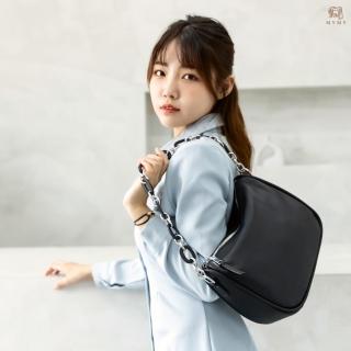 【MYMY】真皮 手提斜揹桶包(真皮包包 牛皮/雙背帶/側揹包/肩揹包/手提/附可調式長背帶)