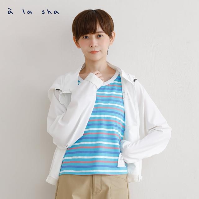 【a la sha】蘋果貓發泡印防曬外套