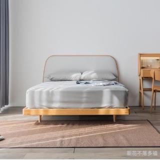 【有情門】STRAUSS 新花不落多福床組-矮背 6x6.2呎/GL22.5(製作期2-3週/實木/MIT/雙人床/床架/床組)