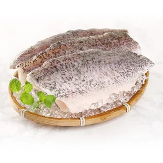 【愛上新鮮】加價購 鮮凍金目鱸魚清肉排2片(150g±10%/片)