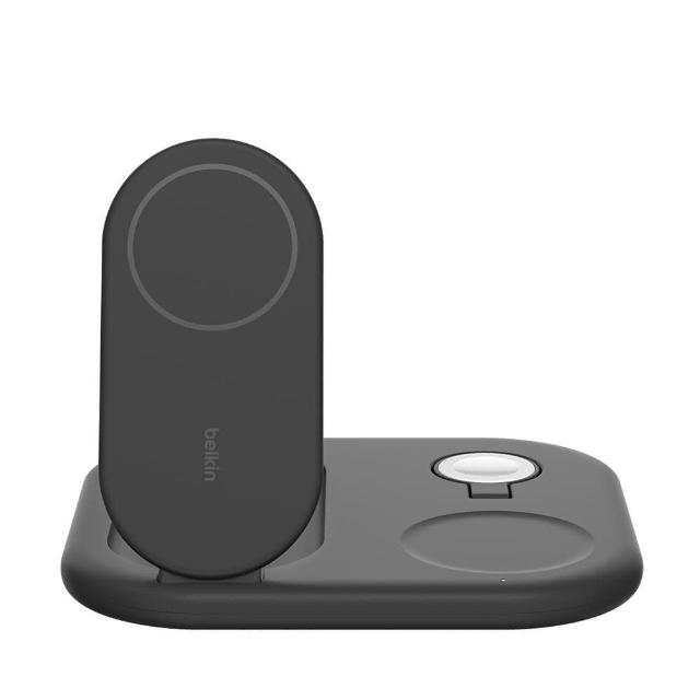 【BELKIN】BoostCharge Qi2 3合1 可折疊磁吸充電板 15W(WIZ029)