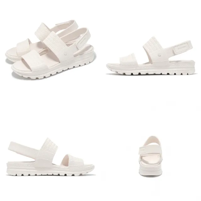 【SKECHERS】涼鞋 Arch Fit Footsteps-Sunny Days 女鞋 米白 支撐 緩衝 雙帶(111461-WHT)