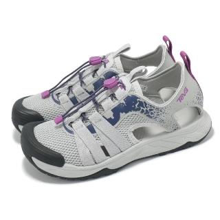 【TEVA】戶外鞋 Hydratrek Sandal CT 女鞋 灰藍 輕量 護趾 防滑 戶外 山系 溯溪鞋(1166290VPB)