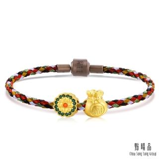 【點睛品】Charme 長壽多福 黃金串珠組
