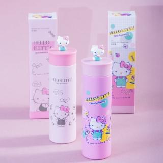 【Hello Kitty】50th保溫瓶(立體造型公仔杯蓋)