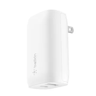 【BELKIN】25W Type-C+12W USB-A 雙孔 PD PPS充電器_白(WCB007)