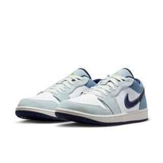 【NIKE 耐吉】休閒鞋 男鞋 運動鞋 喬丹 AJ AIR JORDAN 1 LOW SE 白藍 IH0648-141