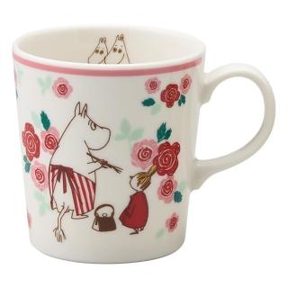 【yamaka】MOOMIN 嚕嚕米媽媽 陶瓷馬克杯 300ml 粉色花海