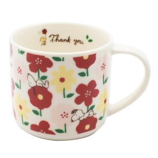 【yamaka】SNOOPY 史努比 陶瓷馬克杯 300ml 花海