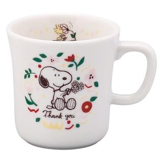 【yamaka】SNOOPY 史努比 陶瓷馬克杯 300ml 花環