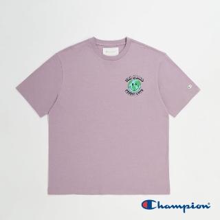 【Champion】官方直營-ROCHESTER系純棉印花短袖TEE-男(藕色)
