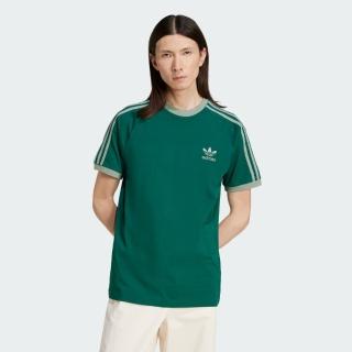 【adidas 愛迪達】短袖上衣 男 三葉草 亞規 3-STRIPES TEE 綠 JN7017