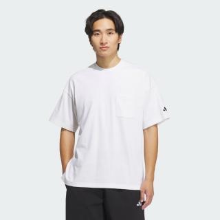 【adidas 愛迪達】短袖上衣(JM2027 男款運動上衣 白)