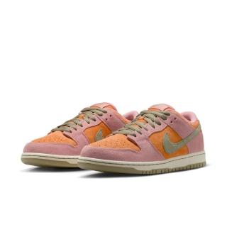 【NIKE 耐吉】運動鞋 滑板鞋 男鞋 NIKE SB DUNK LOW PRO 粉紅 橘 綠 低筒 復古(HJ4135600)