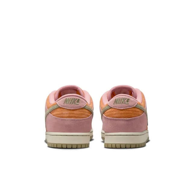 【NIKE 耐吉】運動鞋 滑板鞋 男鞋 NIKE SB DUNK LOW PRO 粉紅 橘 綠 低筒 復古(HJ4135600)