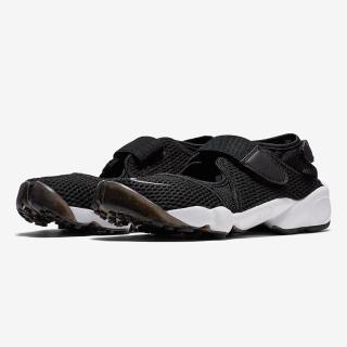 【NIKE 耐吉】運動鞋 休閒鞋 女鞋 WMNS NIKE AIR RIFT BR 黑白色 忍者鞋 魔鬼氈(848386001)
