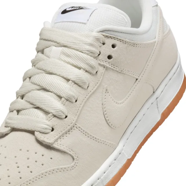【NIKE 耐吉】運動鞋 滑板鞋 男鞋 NIKE SB DUNK LOW PRO B 米白 麂皮 膠底 復古 低筒(HJ0367100)