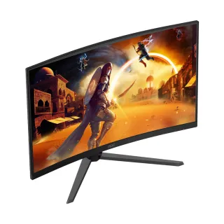 【AOC】CQ32G4E HDR曲面電競螢幕(32型/2K/180Hz/0.5ms/VA)